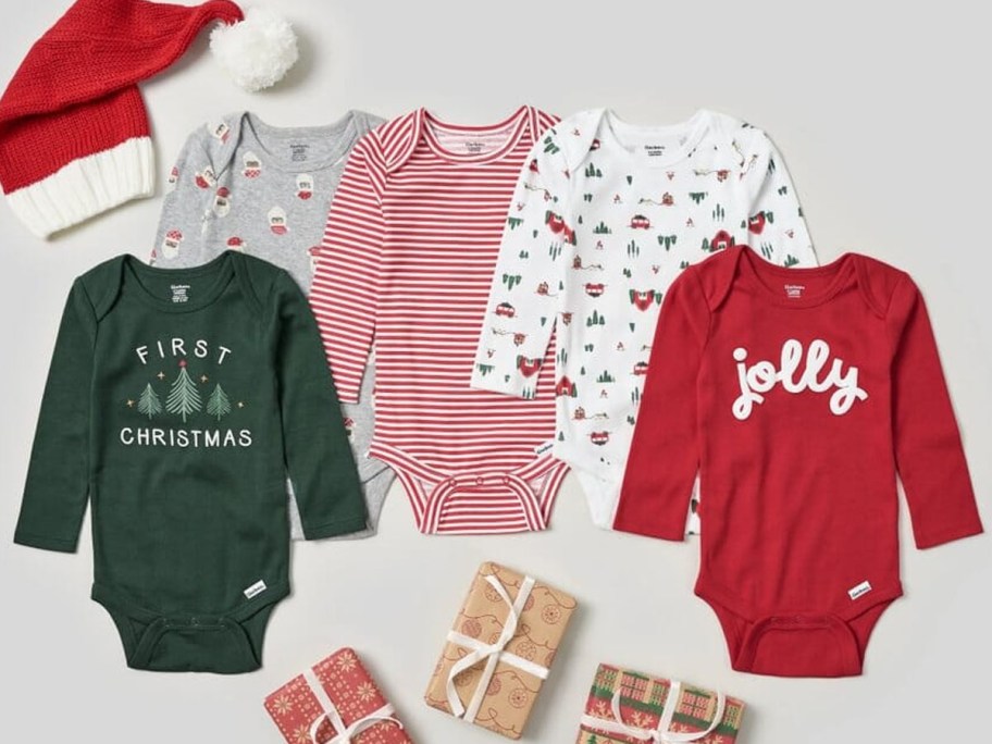 Long Sleeve Onesie Bodysuits 3-Pack