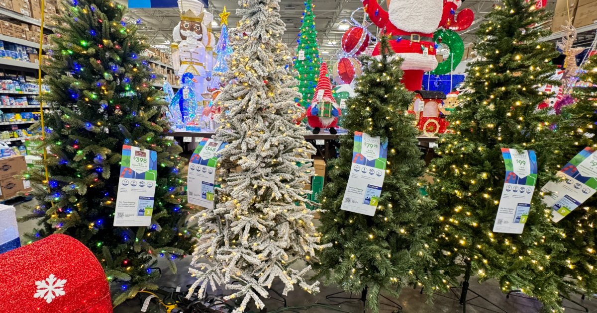 Balsam Hill Pre-Lit 7.5′ Flocked Christmas Tree Only $196 Shipped on Lowes.com (Reg. $348)