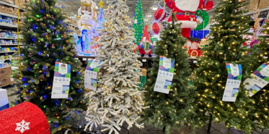 50% Off Lowe’s Christmas Trees | Pre-Lit, Flocked & More from $34.99 Shipped