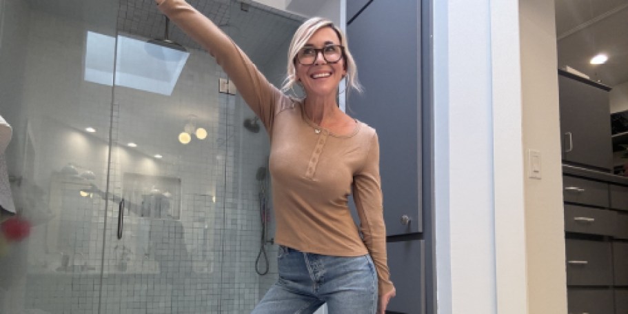 Women’s Comfy Henley Long-Sleeve Tees from $5.73 on Amazon