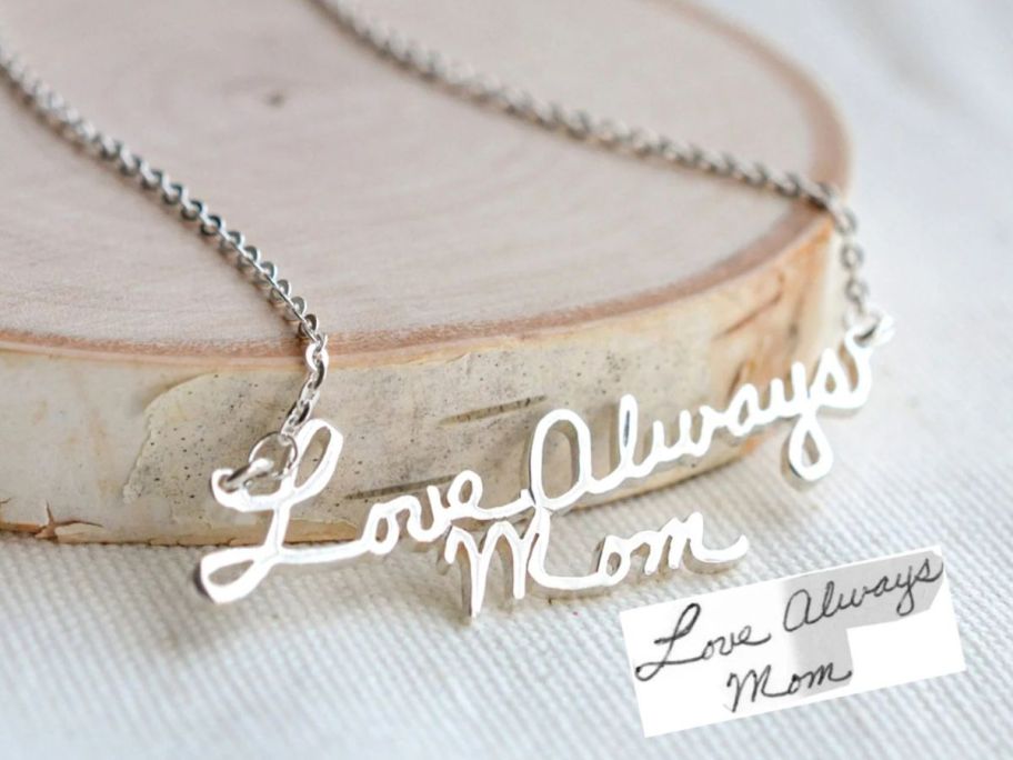 Mackenzie Treasury Custom Handwriting Necklaces