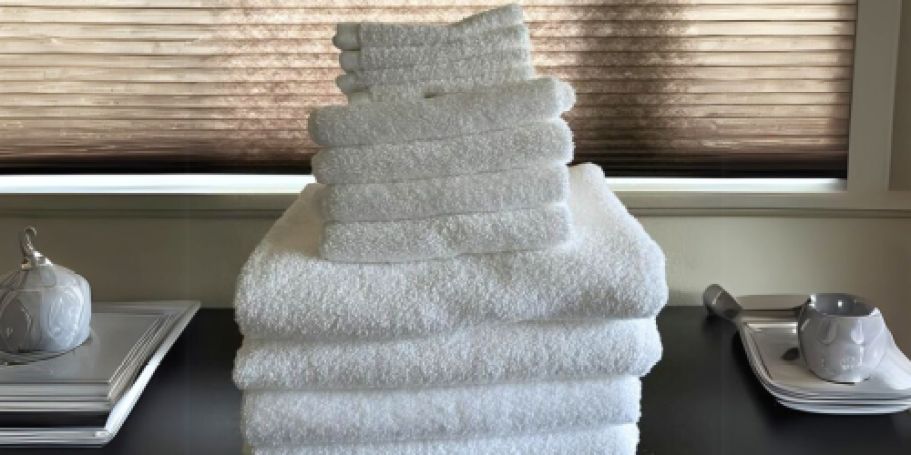 Mainstays 12-Piece Bath Towel Set ONLY $19.97 on Walmart.com