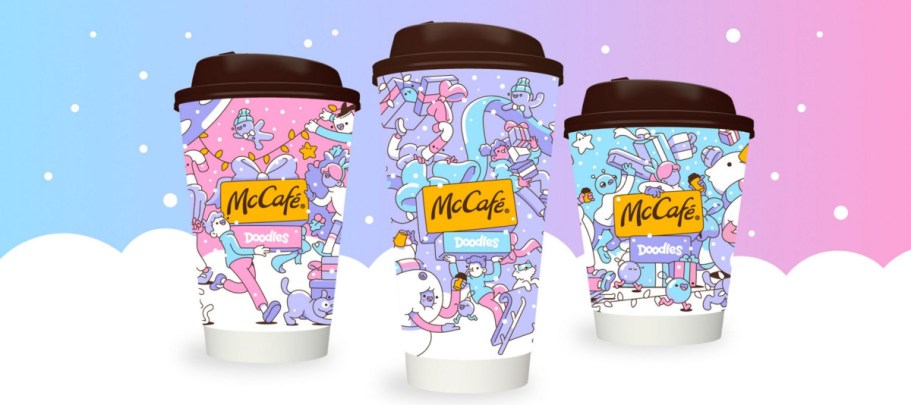 McDonald’s Festive Doodle Holiday Cups are Here—But They’re Hard to Find!