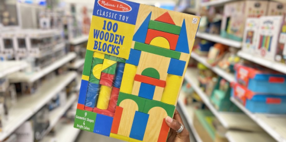 Melissa & Doug 100-Piece Building Blocks Set Only $10 on Walmart.com (Reg. $28)