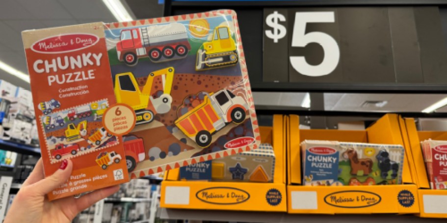 Melissa & Doug Wooden Puzzles Only $5 at Walmart (Regularly $13)