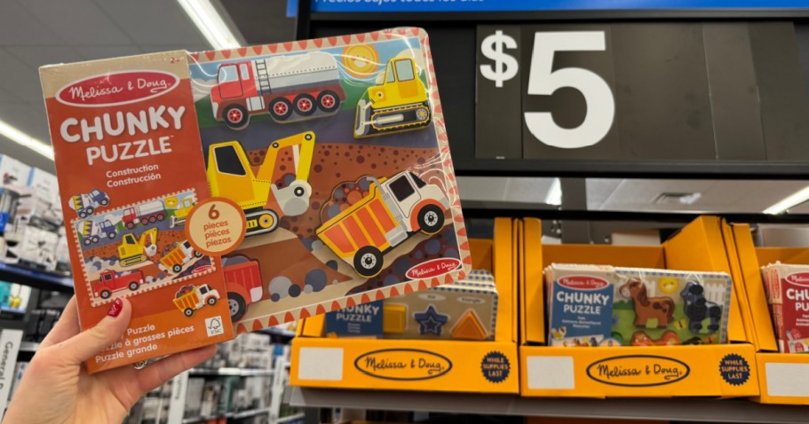 Melissa & Doug Wooden Puzzles Only $5 at Walmart (Regularly $13)