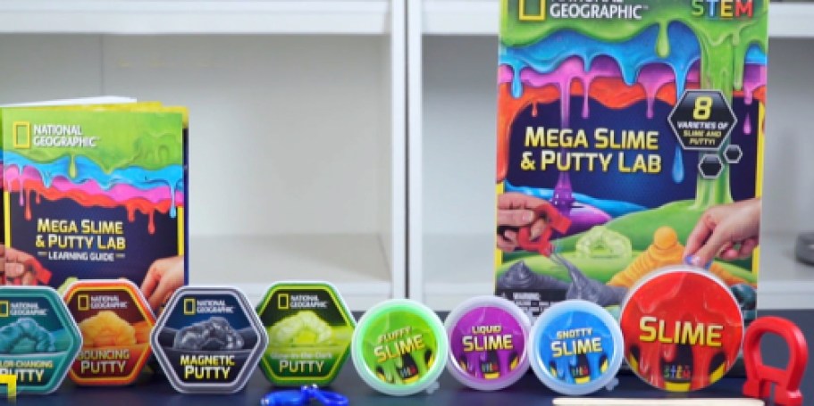 National Geographic Mega Slime & Putty Kit Just $16.62 on Amazon (Reg. $32)