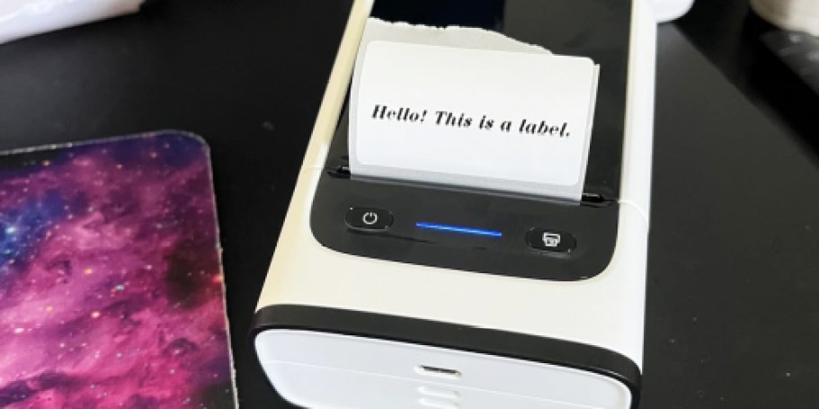 Bluetooth Label Printer Just $17 on Amazon (Regularly $66)