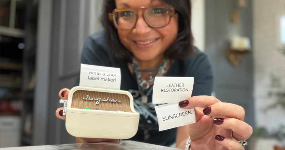 Retro Label Printer Only $37.79 Shipped on Amazon (Make Custom Labels to Organize Anything!)