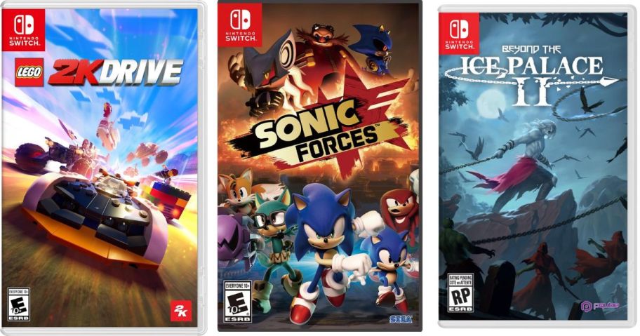 3 Nintendo Switch Games