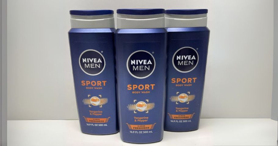 Nivea Men’s Sport Body Wash 3-Pack Only $10 Shipped on Amazon