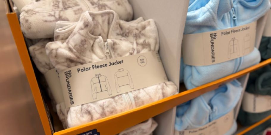 No Boundaries Women’s Polar Fleece Jacket Only $8 on Walmart.com (Reg. $15)