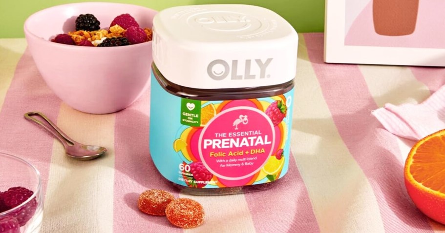 OLLY Prenatal Multivitamin Gummies 60-Count Just $8.99 Shipped on Amazon + More