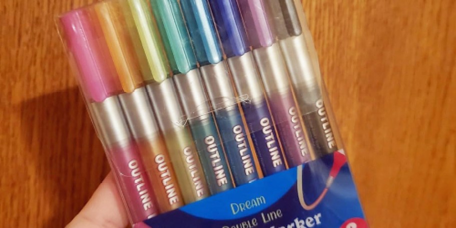 Outline Metallic Markers 8-Pack Just $5.59 Shipped for Amazon Prime Members (Reg. $13)