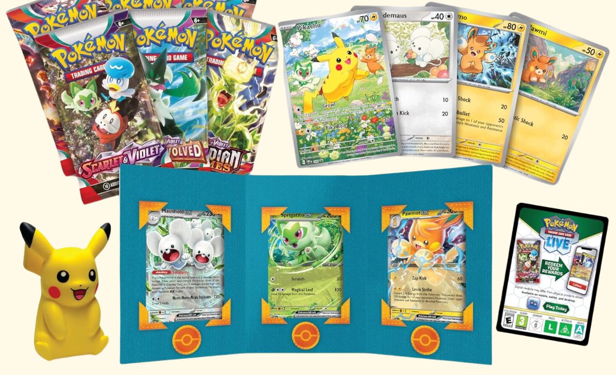 Pokemon Paldea Adventure Chest Trading Cards Only $22 on Amazon (Reg. $50)