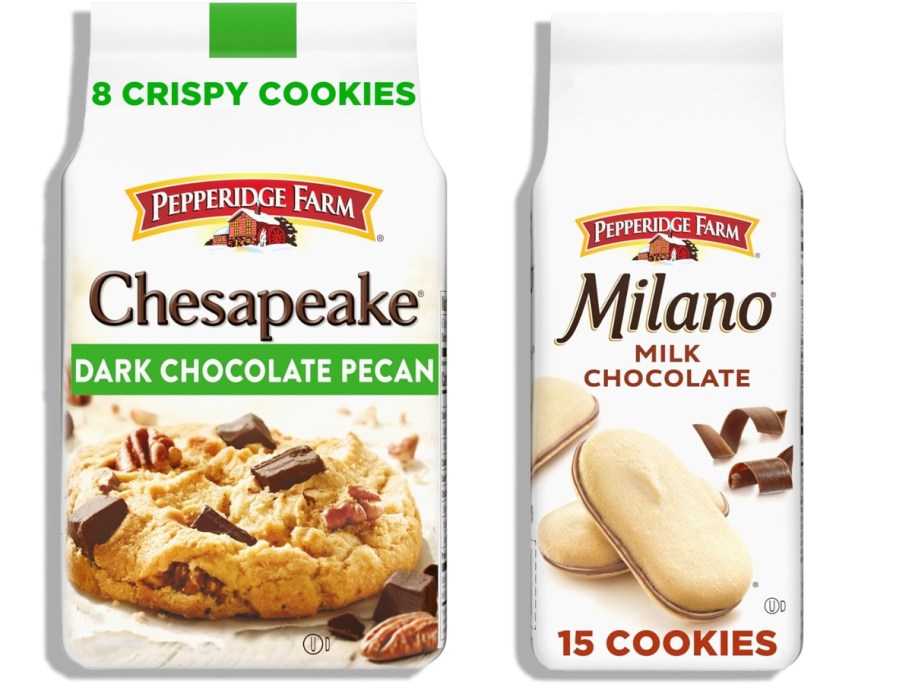 pepperidge farm chesapeake and milano cookie bags