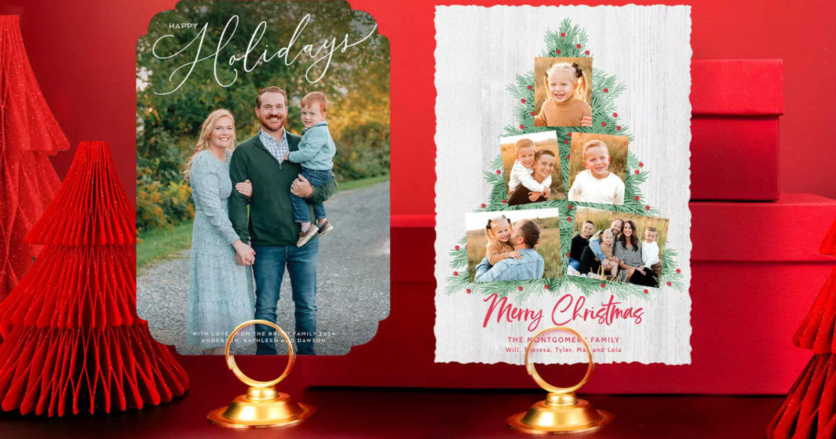 Christmas Photo Cards Starting at Only 25¢ Each