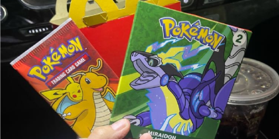 McDonald’s Pokémon Happy Meal Available Now (Comes with Special TCG Game Bonus!)