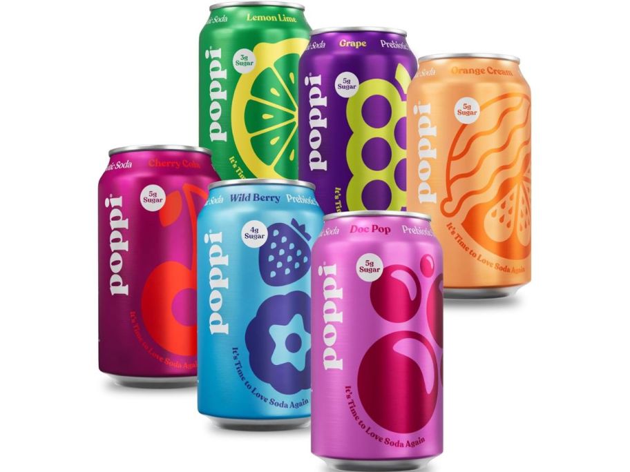 Stock images of Poppi Prebiotic Sodas