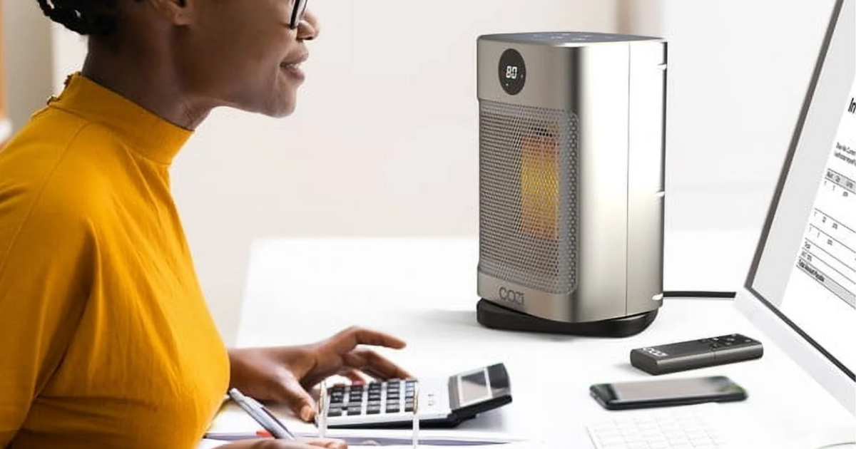 Portable Oscillating Space Heater w/ Remote Only $34.99 on Walmart.com