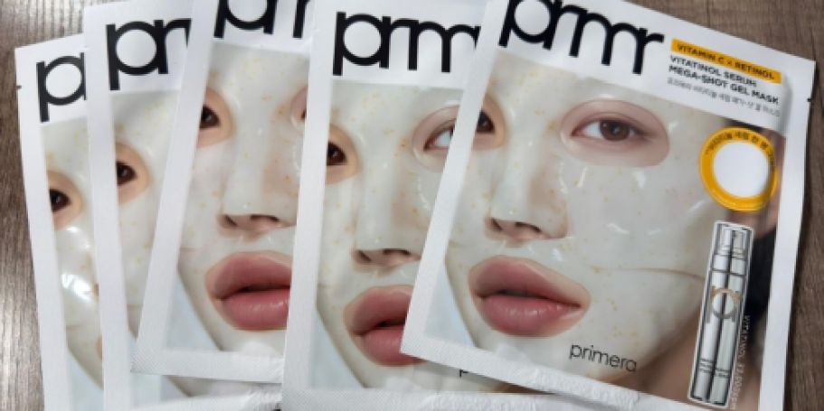 Gel Mask 5-Pack Just $15.40 Shipped for Prime Members (Reg. $25) | Vitamin C & Retinol