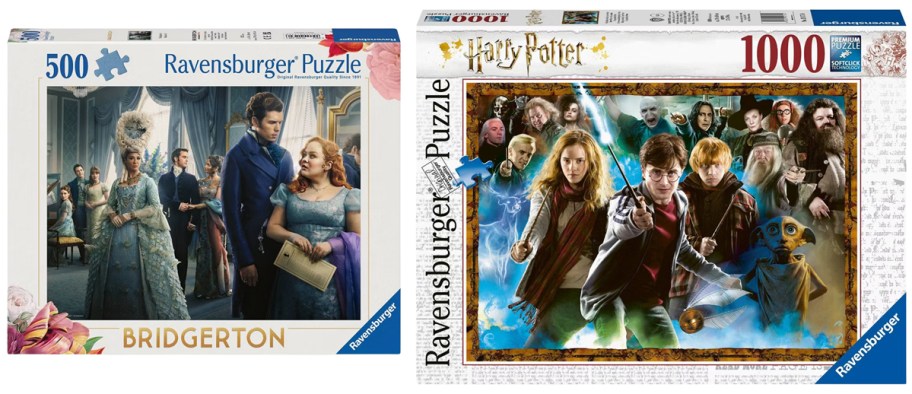 Ravensburger Bridgerton Season 3 500-Piece Jigsaw Puzzle, Ravensburger Magical Student Harry Potter 1,000-Piece Jigsaw Puzzle