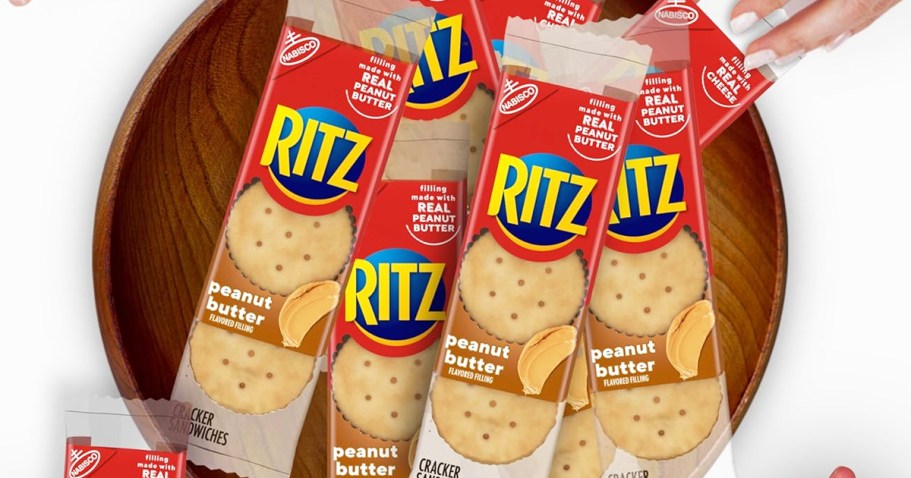 Ritz Sandwich Crackers 20-Count Snack Packs Only $4.79 Shipped on Amazon (Just 24¢ Per Pack)