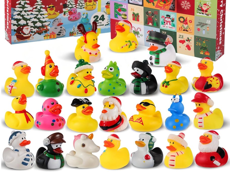 Rubber Duck Advent Calendar Ducks