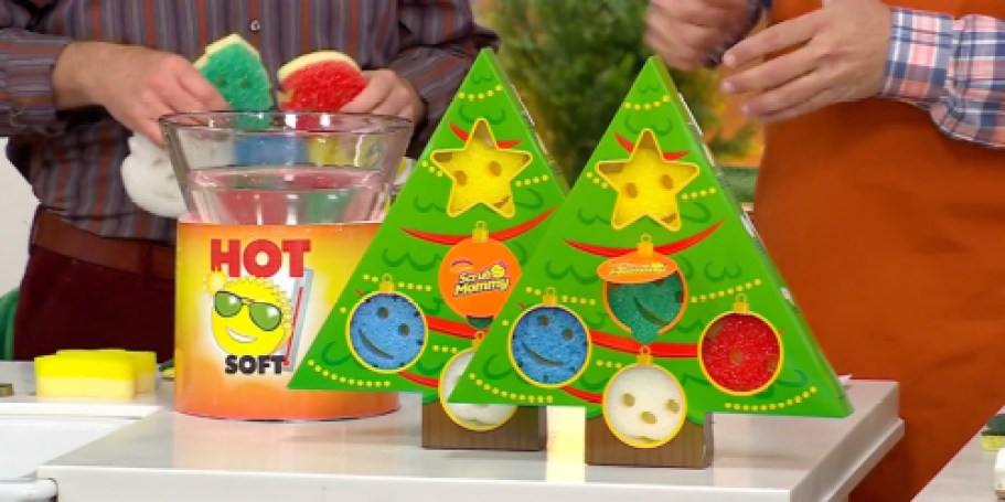 WOW! TEN Scrub Daddy & Mommy Christmas Sponges in Cute Packaging Only $29.98 Shipped!