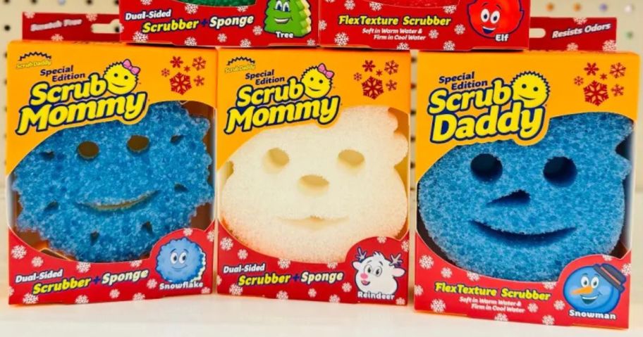 3 Scrub Daddy sponges