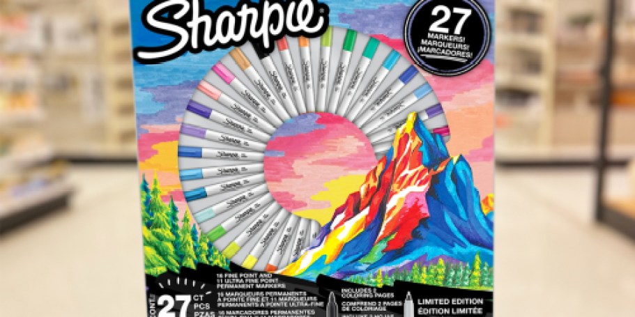 Sharpie Markers 27-Pack Only $10 on Walmart.com