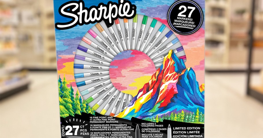 Sharpie Markers 27-Pack Only $10 on Walmart.com