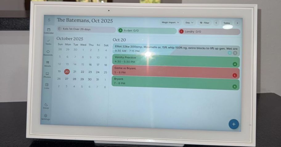 A Skylight Smart Calendar