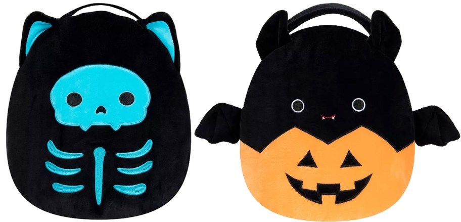 2 Squishmallows Halloween Plush Treat Pails