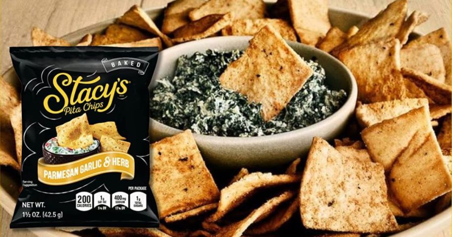 Stacy’s Pita Chips Parmesan Garlic & Herb 24-Count Only $11.55 Shipped on Amazon