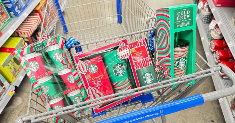 Starbucks Gift Sets from $3 at Walmart | Hot Cocoa, Coffee w/ Mugs, & More!