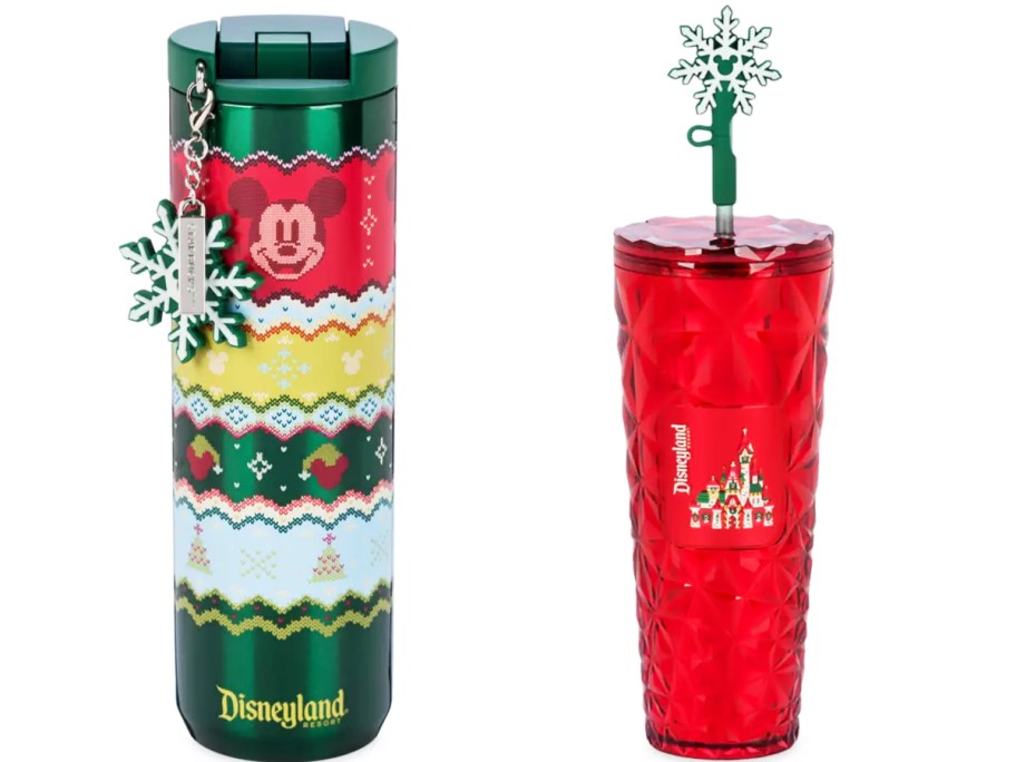 starbucks disney holiday water bottle and tumbler