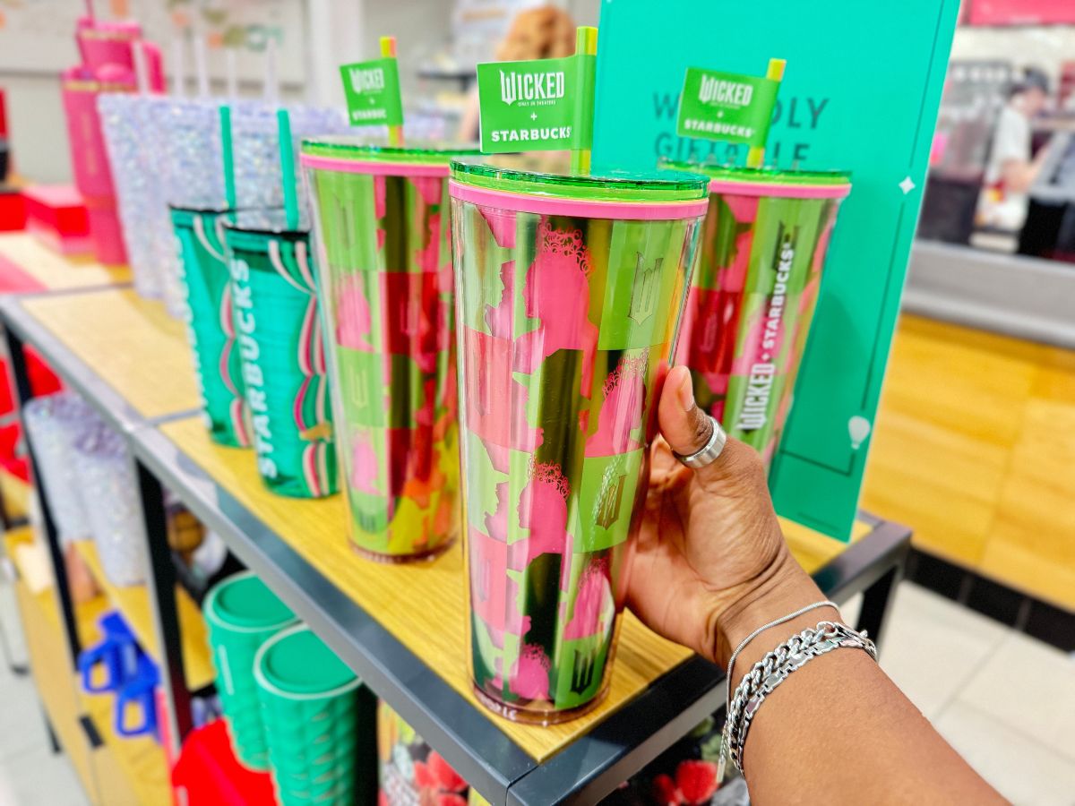 NEW Starbucks Wicked Reusable Cups, Tumblers, and Keychains Available at Target!