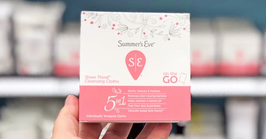 *HOT* Summer’s Eve Cleansing Cloths 12-Count Just $1 Shipped on Amazon