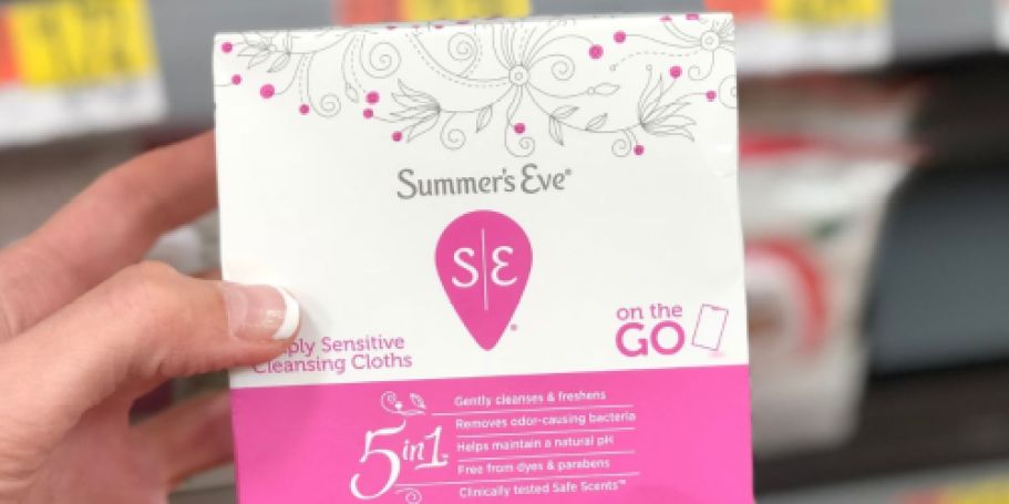 Summer’s Eve Cleansing Cloths 12-Count JUST $1 Shipped on Amazon