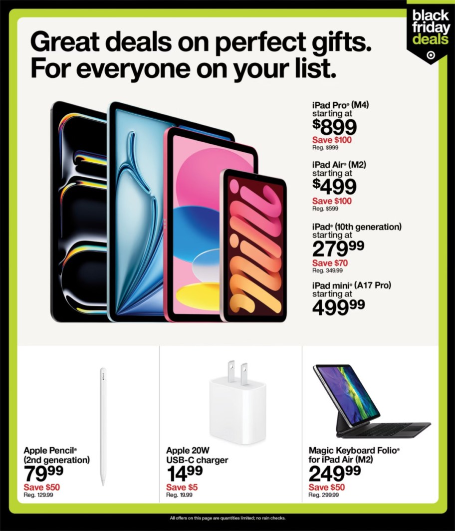 page from Target ad