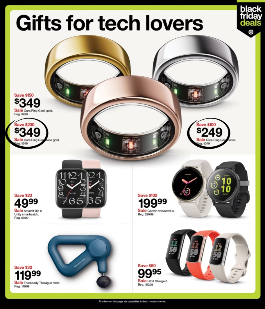 page from Target ad