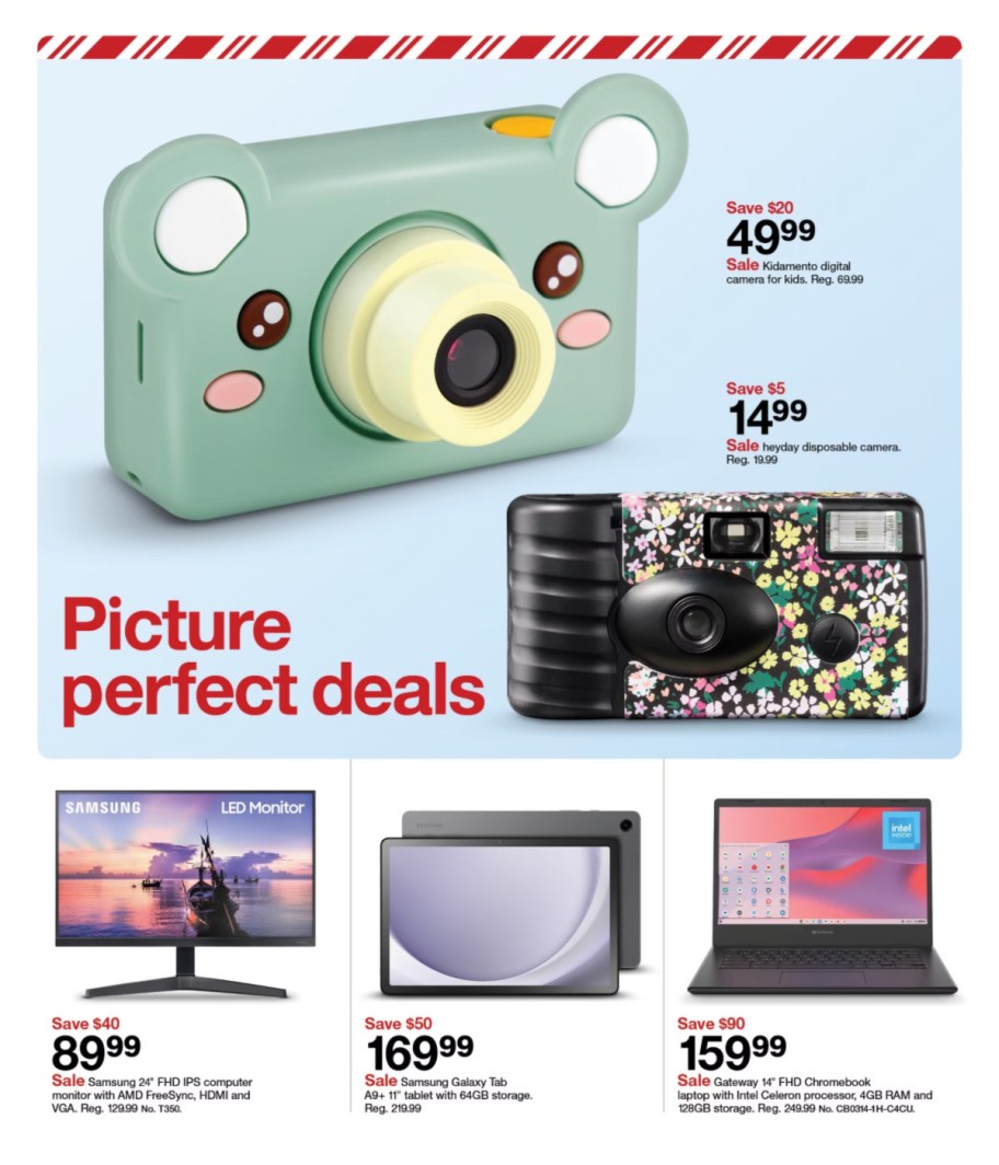 page from Target ad