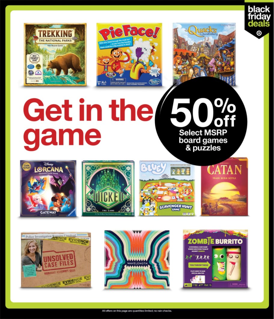 page from Target ad