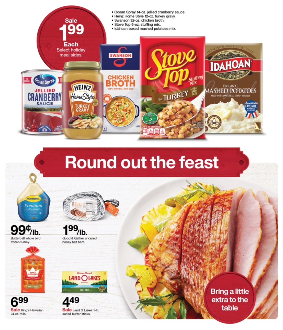 page from Target ad