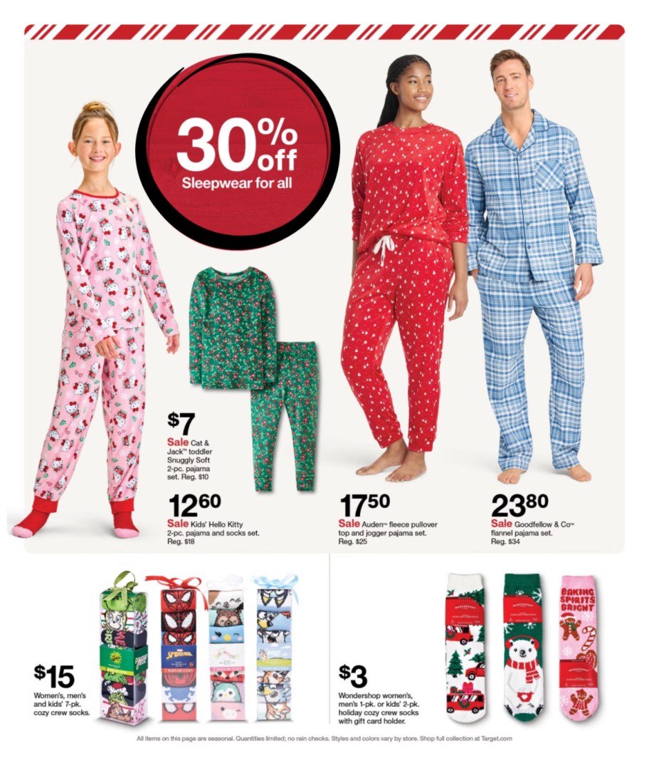 page from Target ad