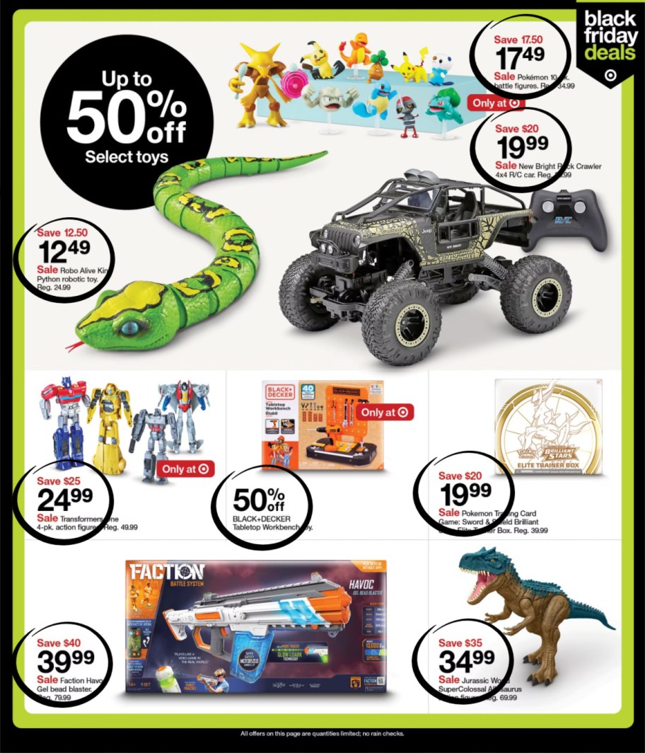 page from Target ad