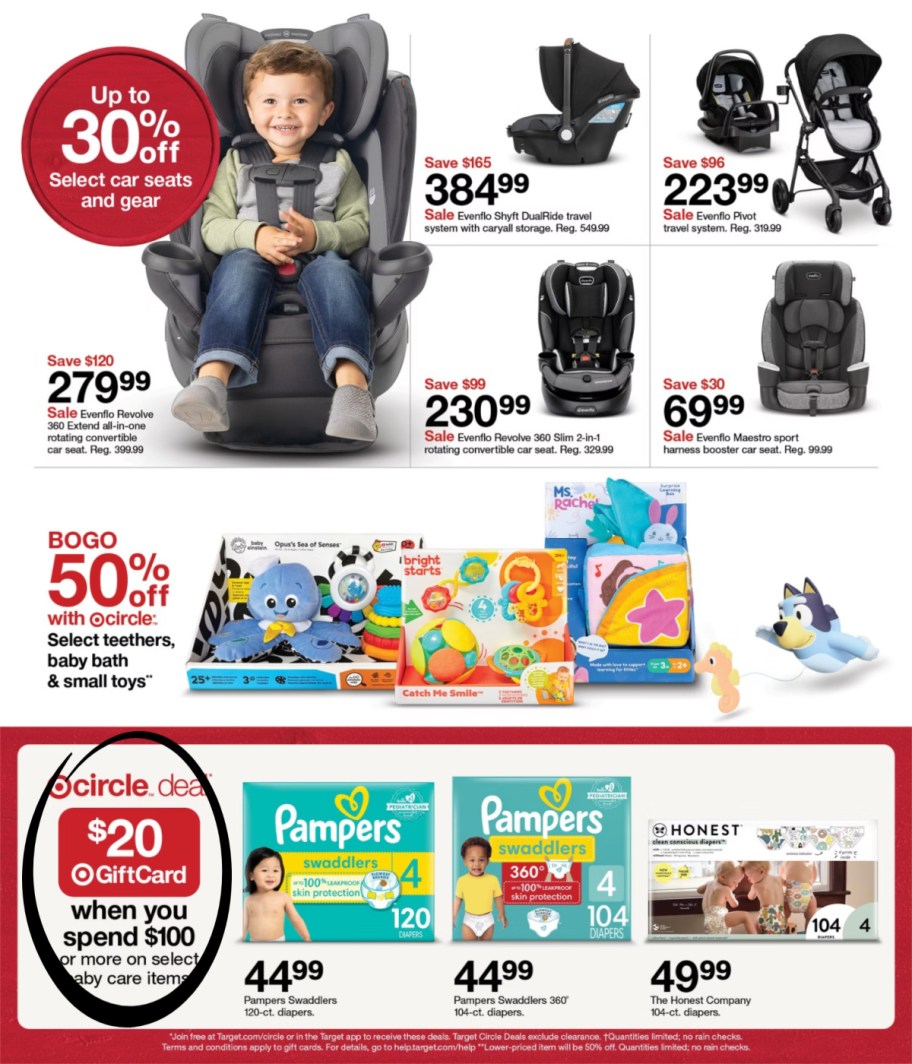 page from Target ad