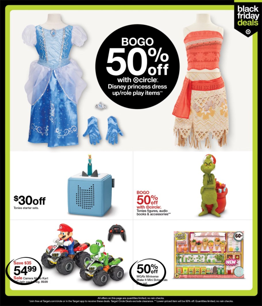 page from Target ad