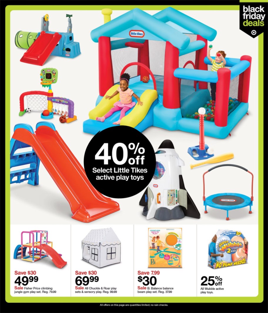 page from Target ad